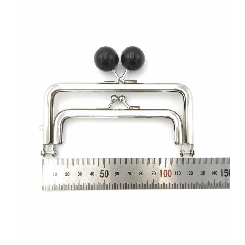 0403 親子 がま口 口金 ハンドメイド 手芸 金属 パーツ 幅約12.5cm 10個セット 資材 手作り 材料 素材 作製 財布 印鑑ケース 小銭入れ 大きめ バッグ 丸形 裁縫 |  | 02