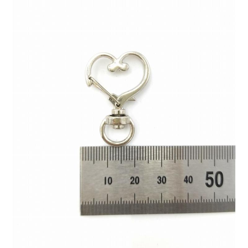 0411 ハート形ナスカン シルバー 回転器具付き 20個セット パーツ ハンドメイド DIY 送料無料 |  | 02