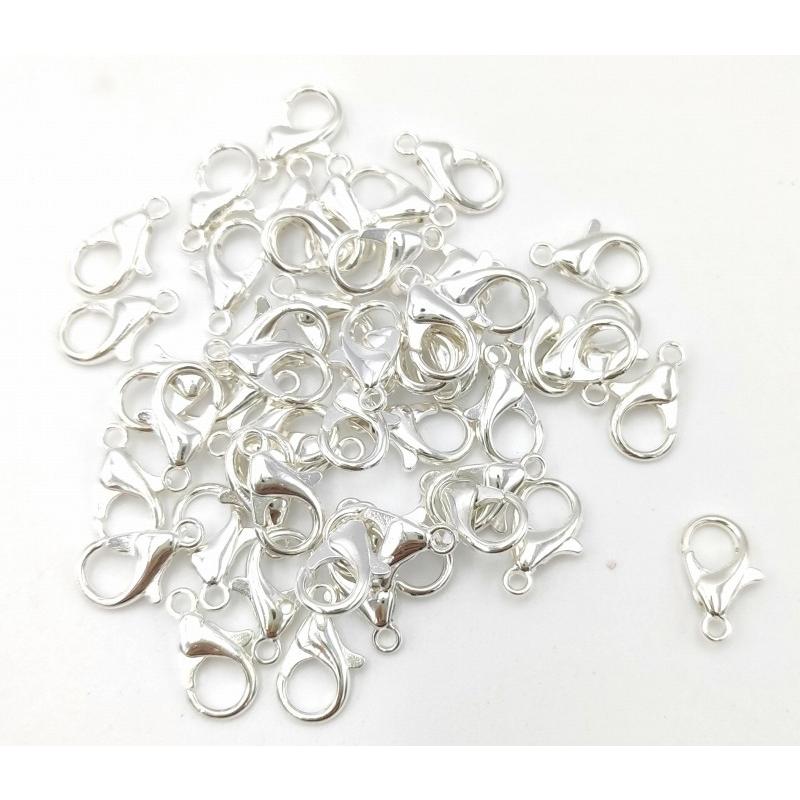 0429 カニカンシルバーカラー 14mm 50個セット パーツ ハンドメイド DIY 送料無料 | 