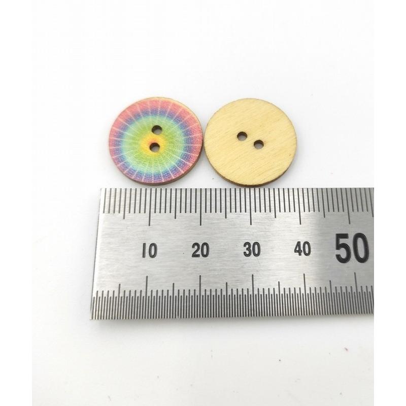 0450 木製ボタン 50個 レトロ ウッドボタン 飾りボタン 裁縫 ハンドメイド 手芸 パーツ |  | 01