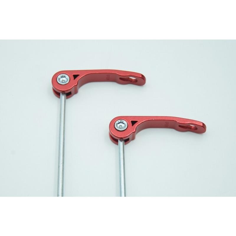 0482 自転車 クイック リリースレバー ハブ串 サイクリング ホイール 串 パーツ レッド |  | 02