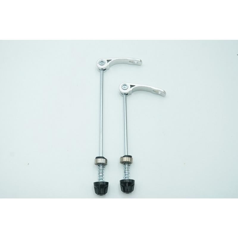 0484 自転車 クイック リリースレバー ハブ串 サイクリング ホイール 串 パーツ シルバー | 