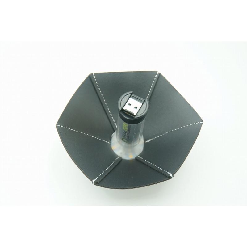 0491 ランタンシェード レザー ブラック ヘキサ ゴールゼロなどに  LED ライト ランタン キャンプ アウトドア |  | 02