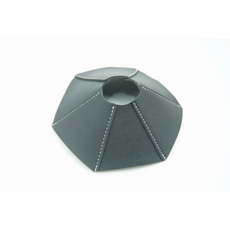 0491 ランタンシェード レザー ブラック ヘキサ ゴールゼロなどに  LED ライト ランタン キャンプ アウトドア |  | 03