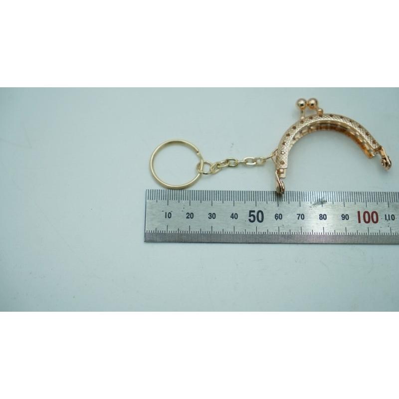 0493 ミニ がま口 口金 ハンドメイド 手芸 金属 パーツ ピンクゴールド 幅約5cm 10個セット 資材 手作り 材料 素材 作製 丸形 裁縫 ゲンコ 縫い付けタイプ |  | 04