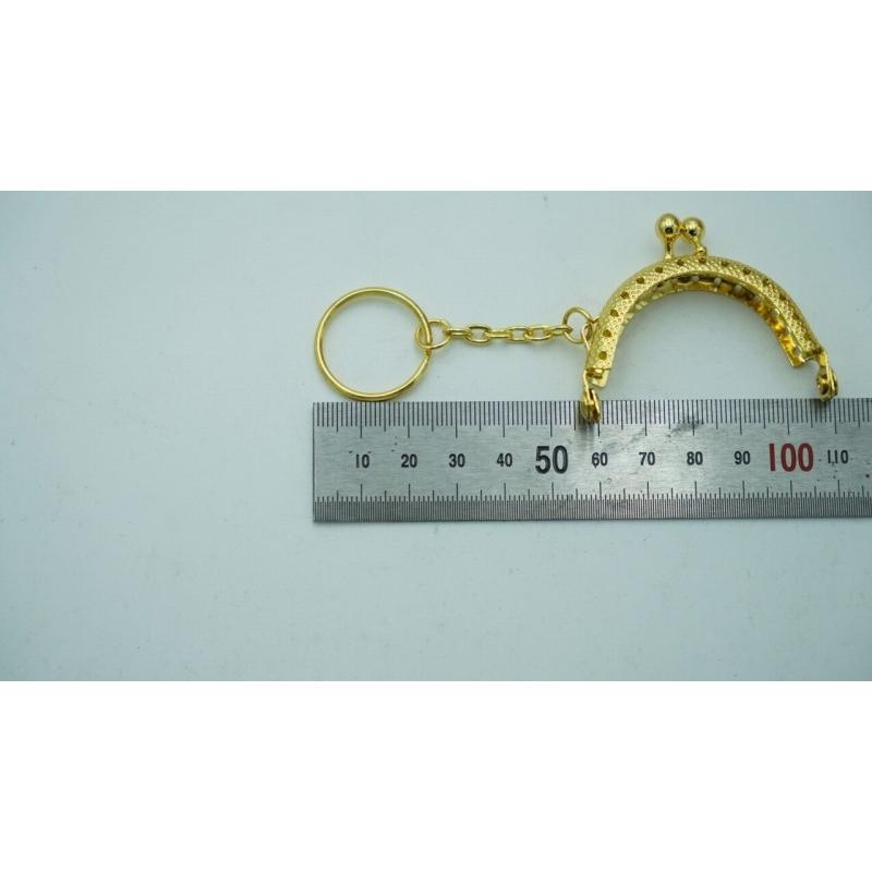 0494 ミニ がま口 口金 ハンドメイド 手芸 金属 パーツ ゴールド 幅約5cm 10個セット 資材 手作り 材料 素材 作製 財布 丸形 裁縫 ゲンコ 縫い付けタイプ |  | 04