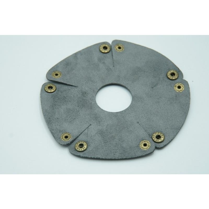 0496 ランタンシェード レザー ブラック ボタン ゴールゼロなどに  LED ライト ランタン キャンプ アウトドア |  | 06