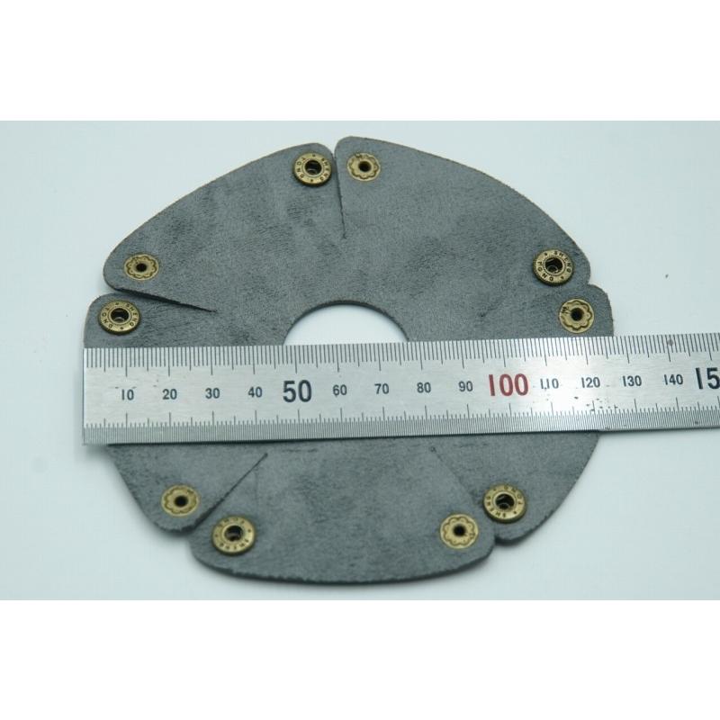 0496 ランタンシェード レザー ブラック ボタン ゴールゼロなどに  LED ライト ランタン キャンプ アウトドア |  | 09