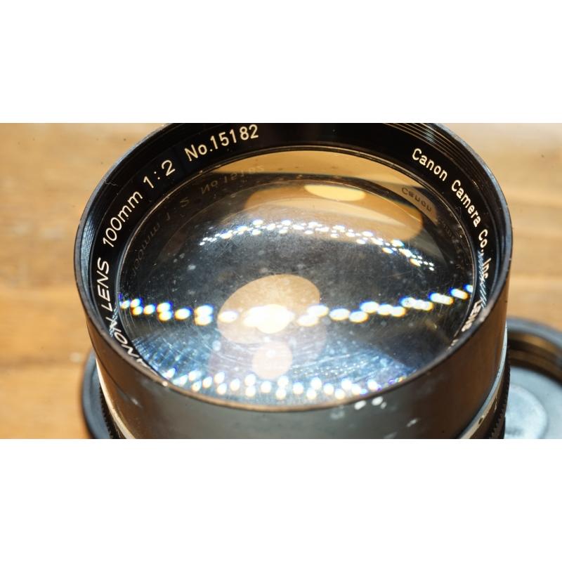 7026 Canon LENS 100mm 2 ライカ L39マウント | キヤノン | 02