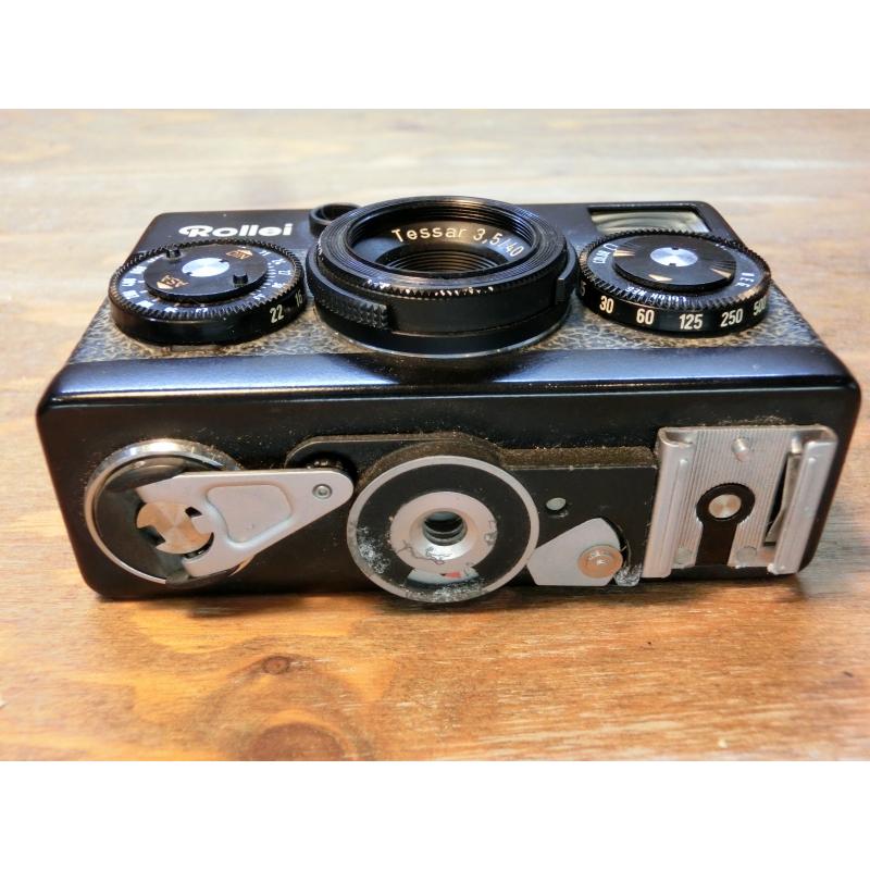 7187 良品 ローライ Rollei 35 TE 露出計OK ブラック | Rollei | 03