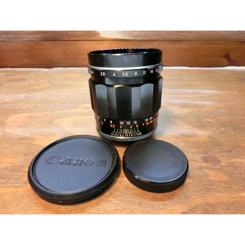 7228 希少 Canon LENS 85mm 1.8 ライカ Lマウント | キヤノン