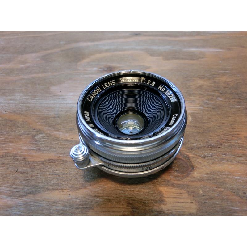 7351 希少 Canon LENS 28mm 2.8 ライカ Lマウント | キヤノン