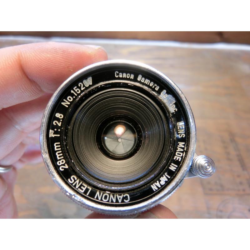 7351 希少 Canon LENS 28mm 2.8 ライカ Lマウント | キヤノン | 02
