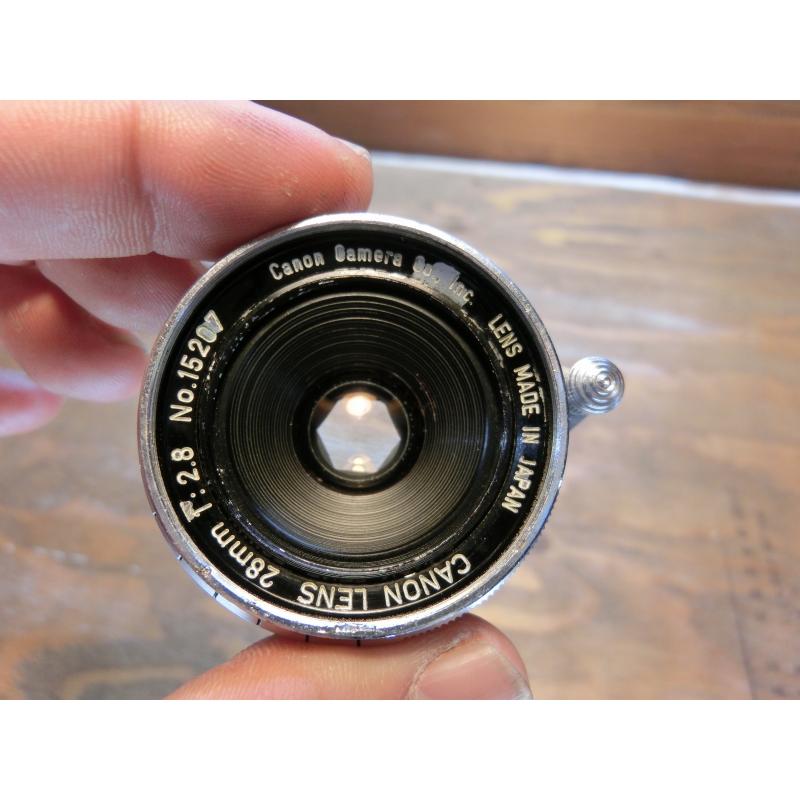 7351 希少 Canon LENS 28mm 2.8 ライカ Lマウント | キヤノン | 04