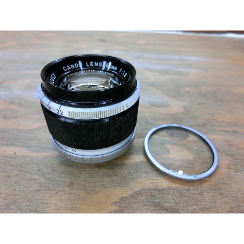 7393 Canon LENS 50mm 1.8 ライカ L39マウント | キヤノン