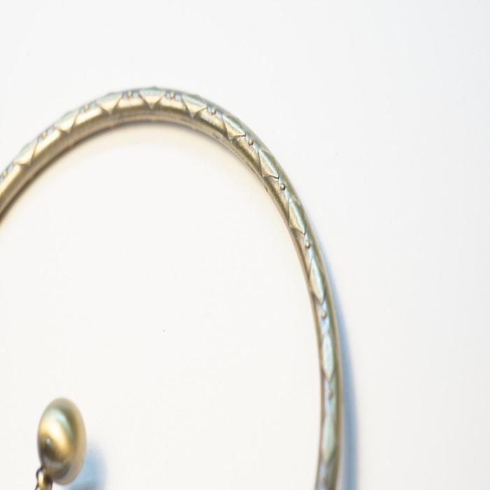 0096 がま口 口金 ハンドメイド 手芸 金属 パーツ ブロンズA 幅約16.5cm 3個セット 資材 手作り 材料 素材 作製 財布 印鑑ケース 小銭入れ 裁縫 縫い付けタイプ |  | 04