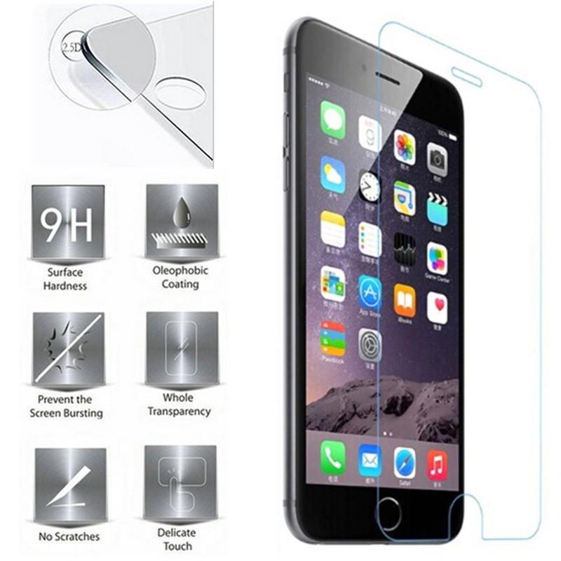 iPhone 強化ガラスフィルム 9H硬度 0.26mm iPhone 各機種対応 貼付け簡単 高透過率 保護フィルム 撥油性 指紋防止 気泡防止 | ブランド登録なし | 01