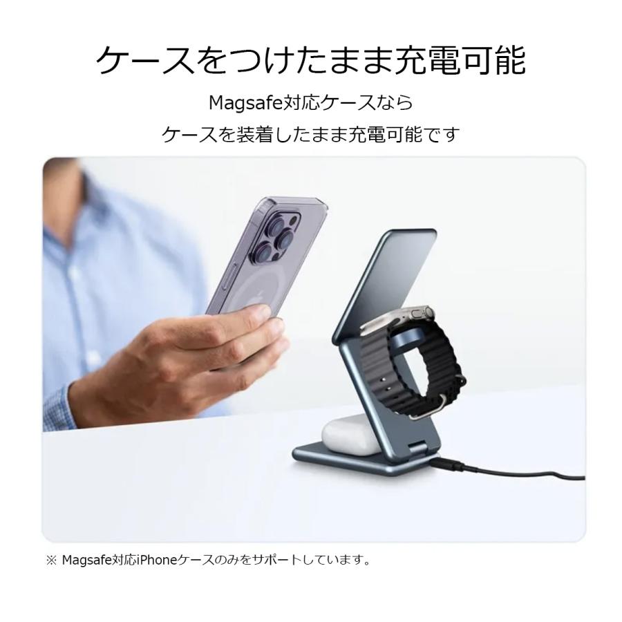 お得❤️iPhone⭐️AirPods⭐️iPad⭐️充電器⭐️MagSafe⭐️ワイヤレス iPhone 14 Android iphone airpods pro MagSafe デュアル充電