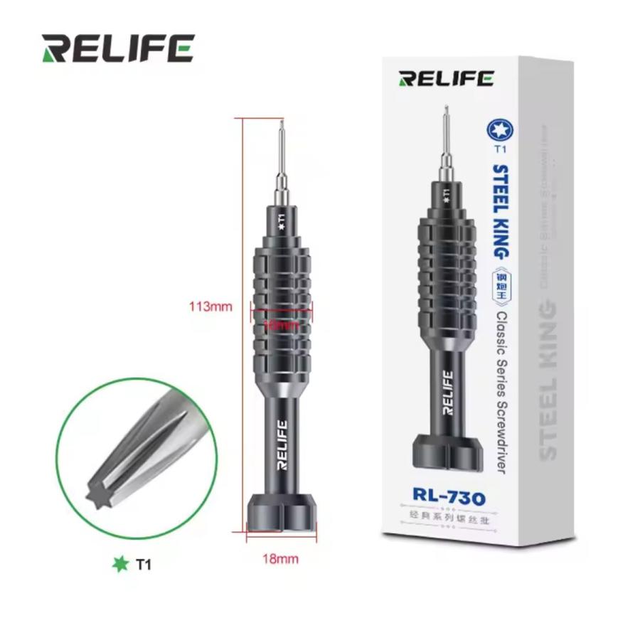 RELIFE RL-730 スチールキャノンキング クラシックシリーズ ドライバー iPhone・Android対応 繰り返し使用する方 プロユース向け Y0.6/★0.8/+1.5/+2.5/T1 | ブランド登録なし | 06