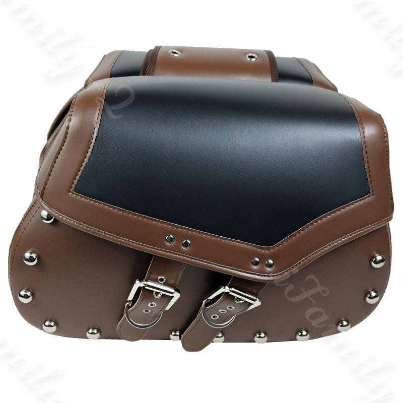 バイクサイドバッグ 2個セット レザーバッグ サドルバッグ リアサイド ツールバック パニアバッグ 防水 収納 おしゃれ アウトドア Krm0102 あいファミリー2号店 通販 Yahoo ショッピング