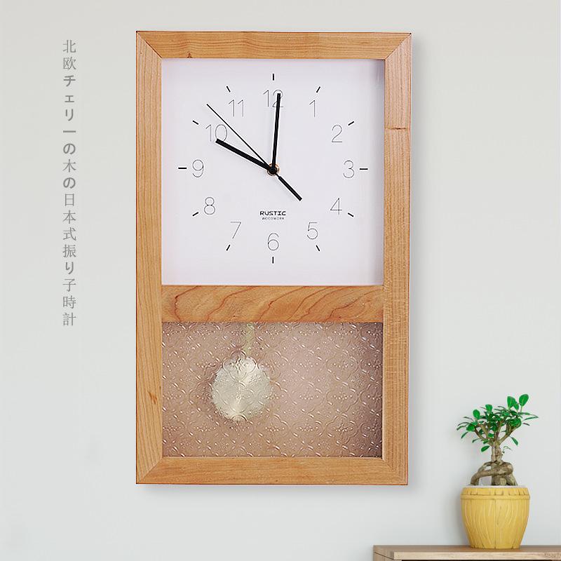 掛け時計 置き時計 壁掛け 振り子時計 おしゃれ 天然木製 アンティーク アナログ時計 振り子型 北欧 静音 デジタル インテリア リビング Jxa526 あいファミリー1号店 通販 Yahoo ショッピング