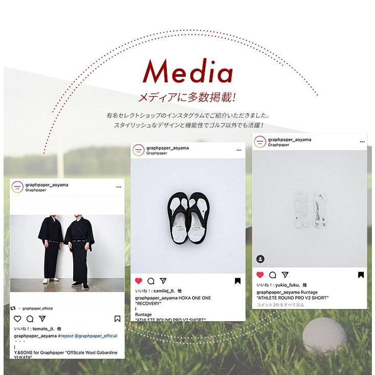 Runtage 公式 ゴルフソックス 靴下 ゴルフウェア 足袋 着圧