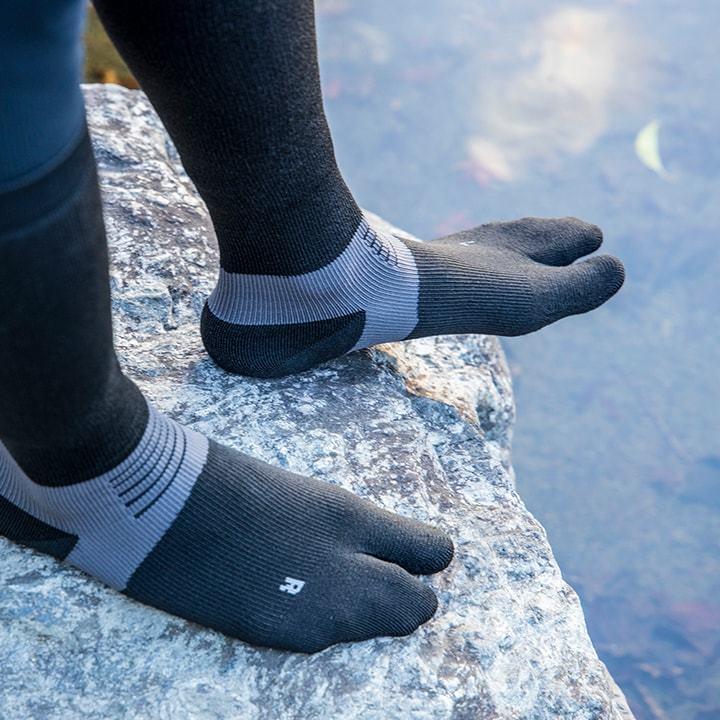 公式 スポーツソックス 釣り 保温 防寒ソックス 防寒靴下 暖かい Runtage ランテージ Wフィールドソックス ブラック グレー メンズ レディース M便 1 1 If80 Ifanyahoo 店 通販 Yahoo ショッピング