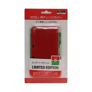 送料無料・新品・【ビックカメラグループオリジナル】 3DS LL用 チェンジカバー レッド×グリーン ・SASP-0266｜ifashion-store