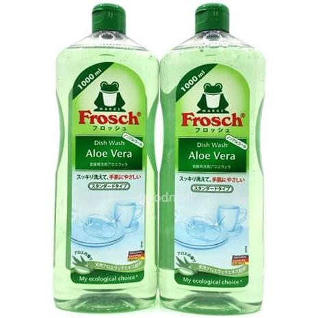 フロッシュ アロエベラ 1000ml×10本（食器用洗剤）ノンアルコール フロッシュ 食器用洗剤 アロエベラ1000 ml X 2 本 : 虹色十色 - 通販