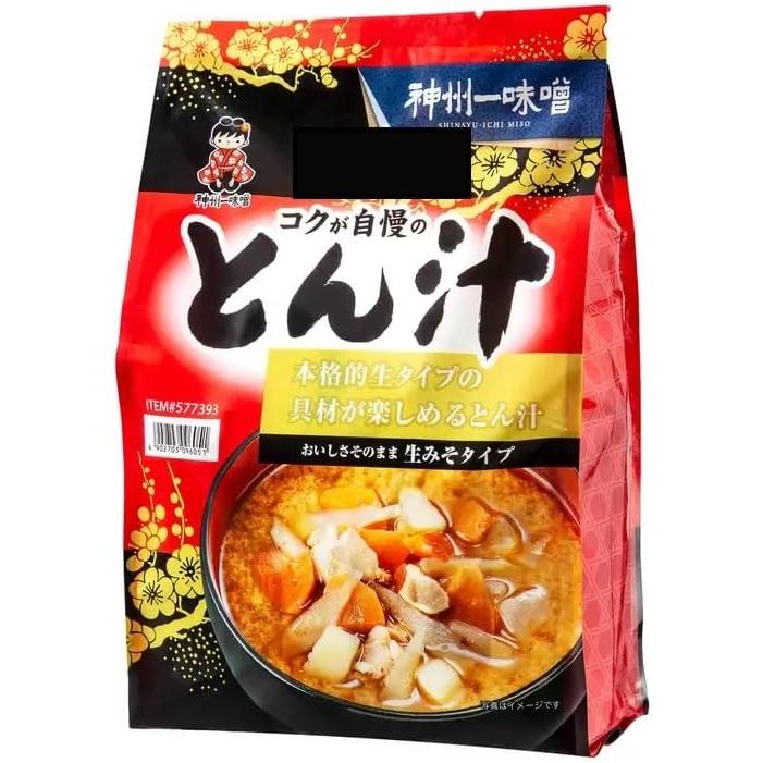 神州一味噌 神州一味噌とん汁7食 豚汁 生みそタイプ