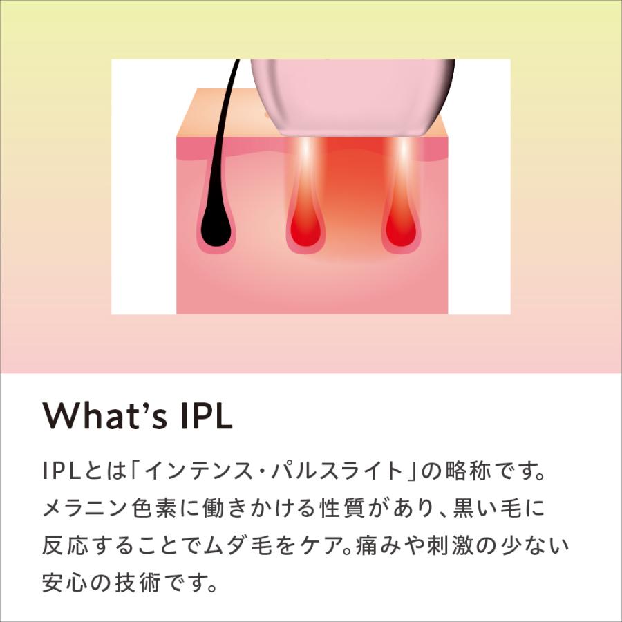 ドクターエルミス ヌード IPL脱毛器 VIO 背中 うなじ 脚 腕 フラッシュ脱毛器 IPL光美容 スティックタイプ 軽量 ムダ毛 全身脱毛器｜iff｜04