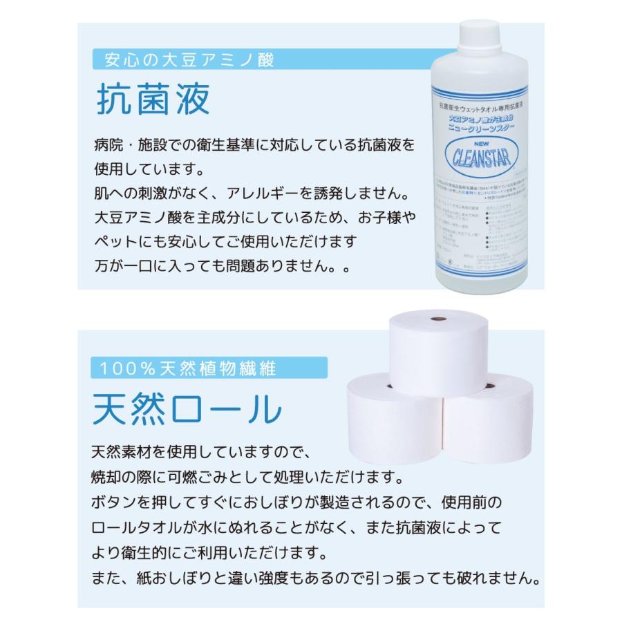 ロールタオル 使い捨て おしぼり 薄手 30m 24ロール 自動おしぼり機用 お手拭き お口拭き｜ifitness-shop｜12