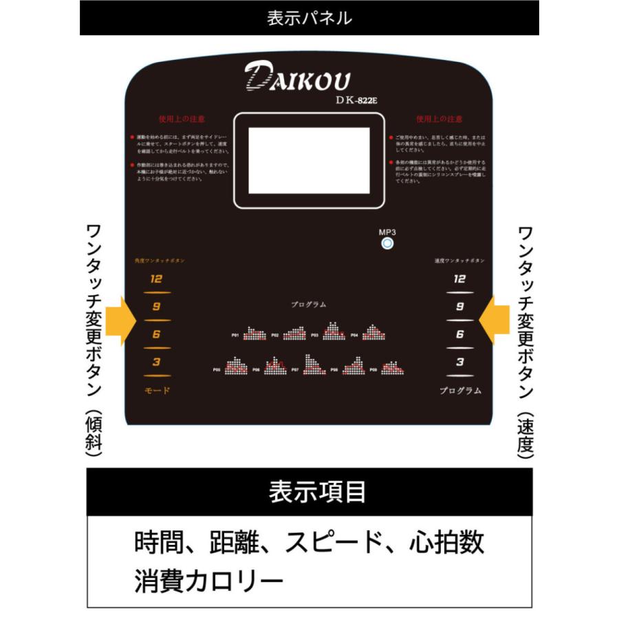 DAIKOU（ダイコー） ランニングマシーン ジョギング 折り畳み 電動傾斜