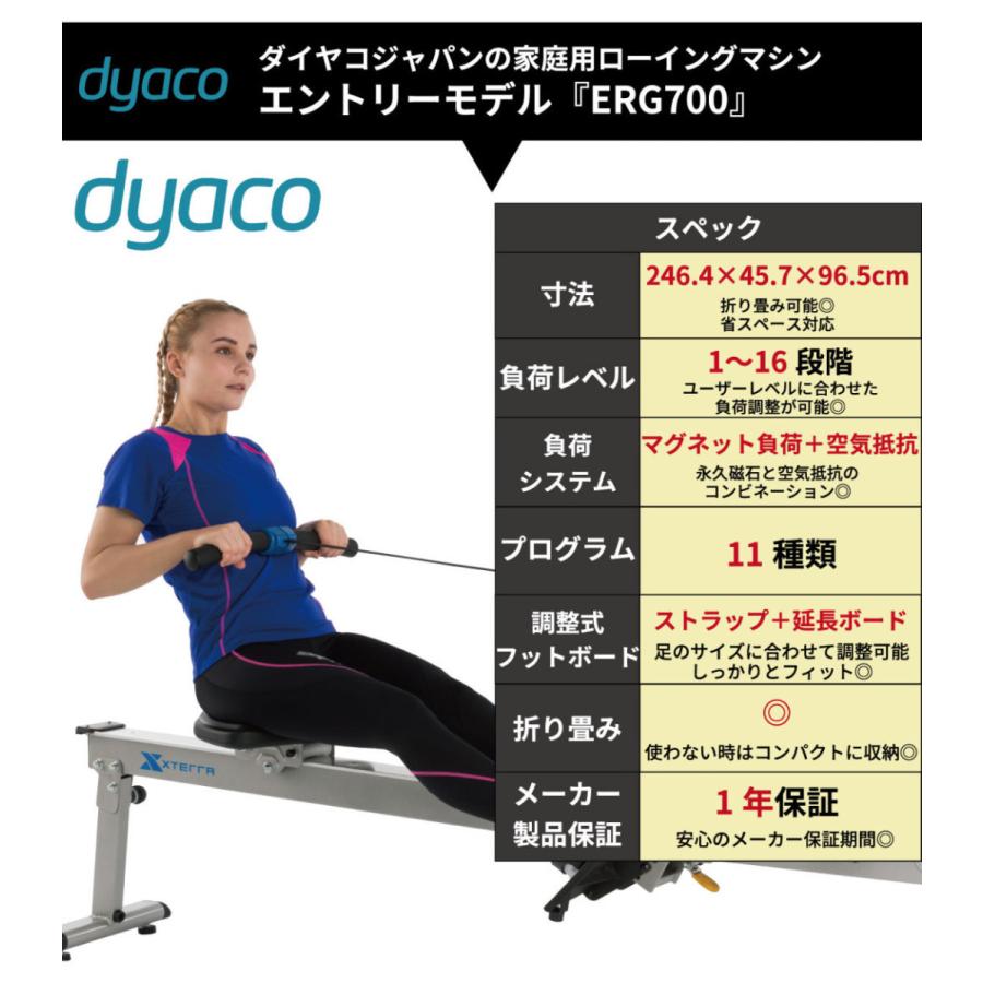 DYACO ローイングマシン ローアー ボート漕ぎ 全身運動 折り畳み 空気