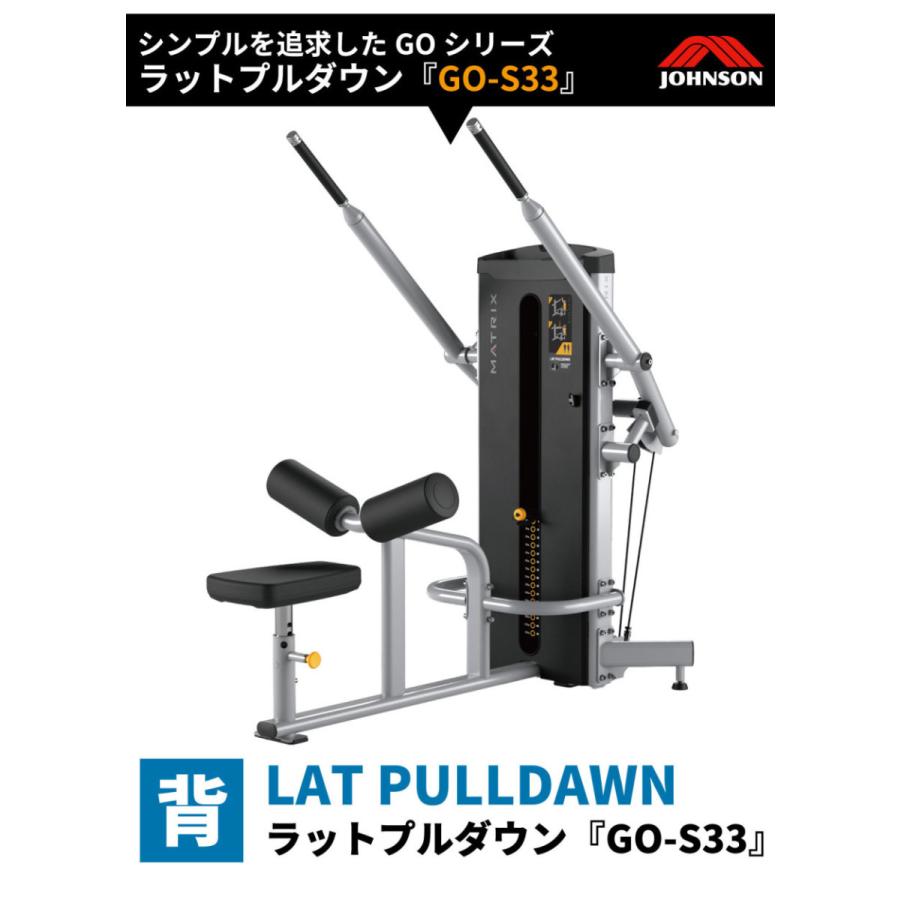 ラットプルダウン ウエイトマシン 業務用 ホームジム GO-S33