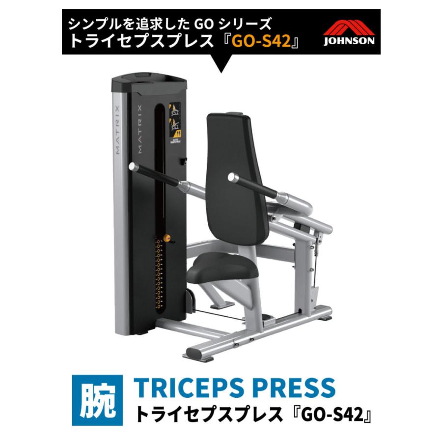 トライセプスプレス ウエイトマシン 業務用 ホームジム GO-S42