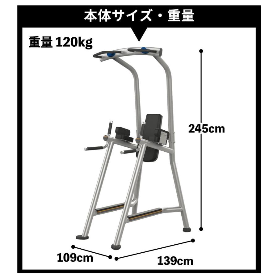 バーティカルニーレイズ MG-A63C チン 懸垂 業務用 ウエイト