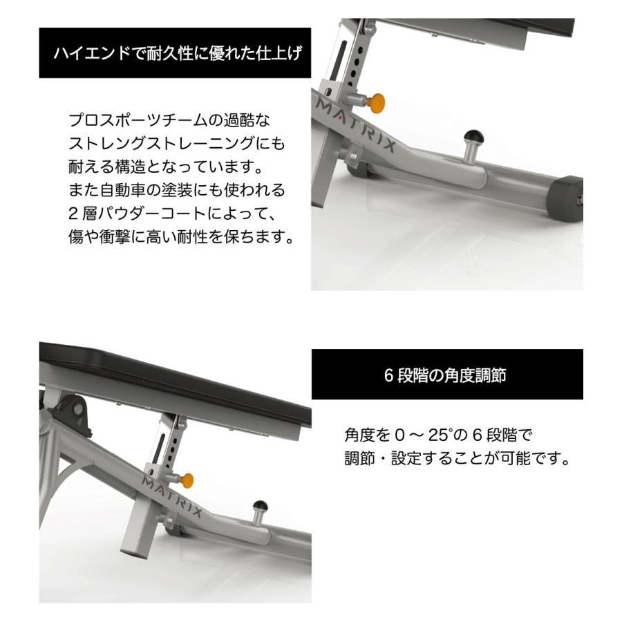 アジャスタブルアブベンチ MG-A77 トレーニングベンチ 業務用 ホーム