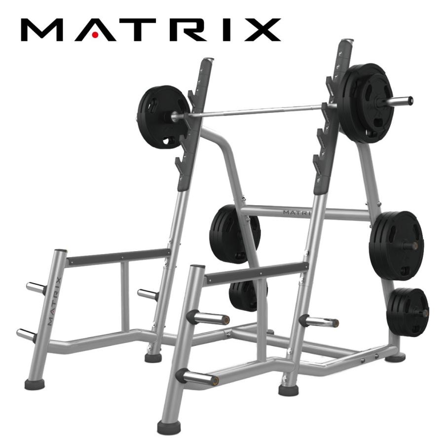 ウエイトマシン 業務用 ホームジム スクワットラック MG-A81 ウエイトトレーニング ジョンソンヘルステック MATRIX｜ifitness-shop｜02