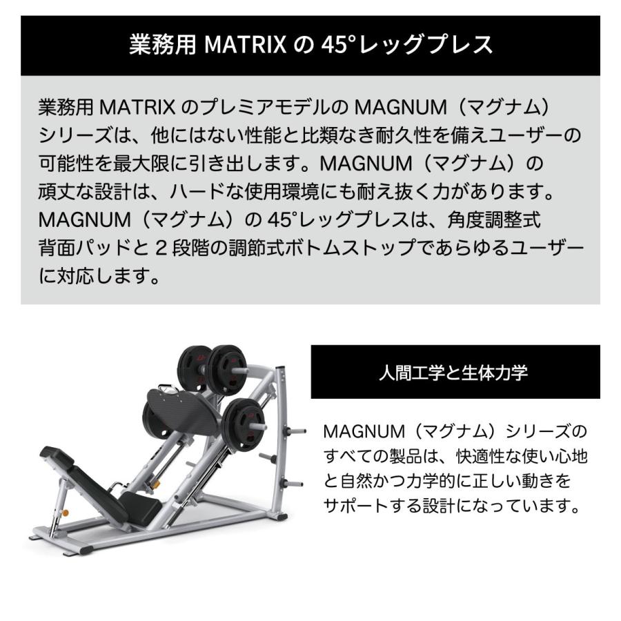 45°レッグプレス MG-PL70 ウエイトマシン 業務用 ホームジム プレート 