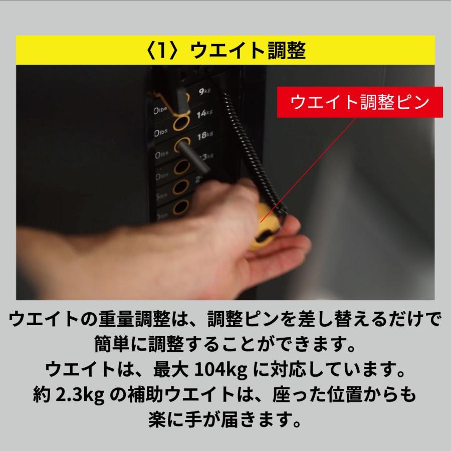 ラットプルダウン シーテッドロー ウエイトマシン 業務用 ホームジム