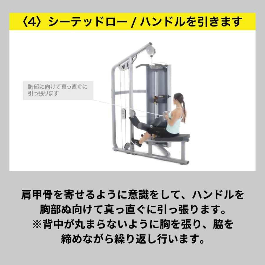 ラットプルダウン シーテッドロー ウエイトマシン 業務用 ホームジム