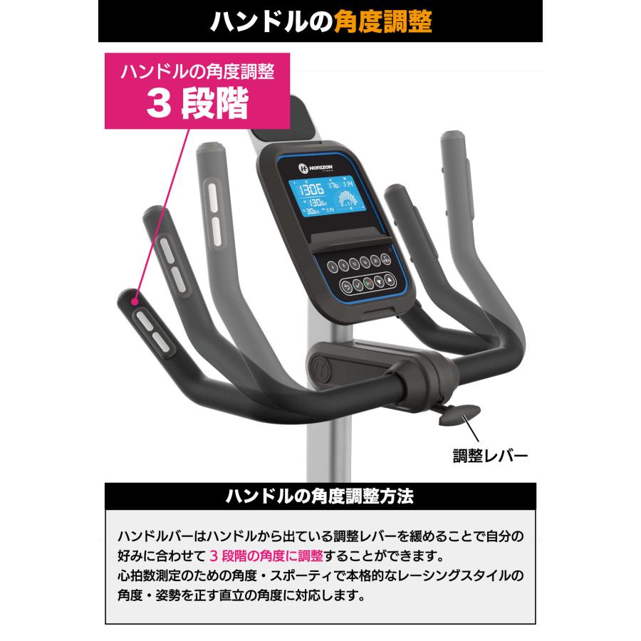 フィットネスバイク 家庭用 PAROS 3.0 エアロ 静音 ルームバイク パロス ジョンソン ジョンソンヘルステック マット｜ifitness-shop｜11