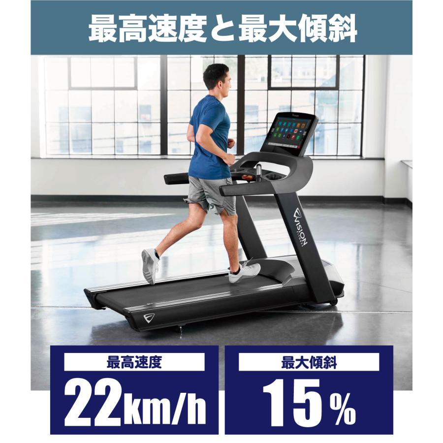 トレッドミル 業務用 T600E-02 ランニングマシン VISION