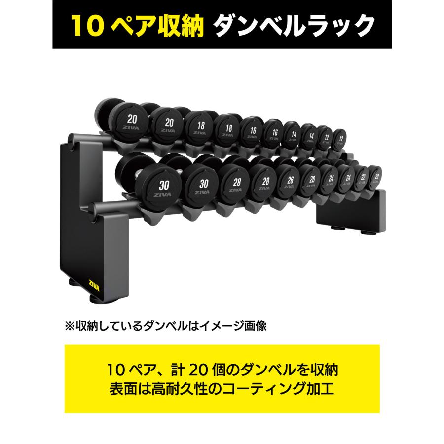 ダンベルラック 10ペア 20個 ダンベルホルダー 収納 ラック