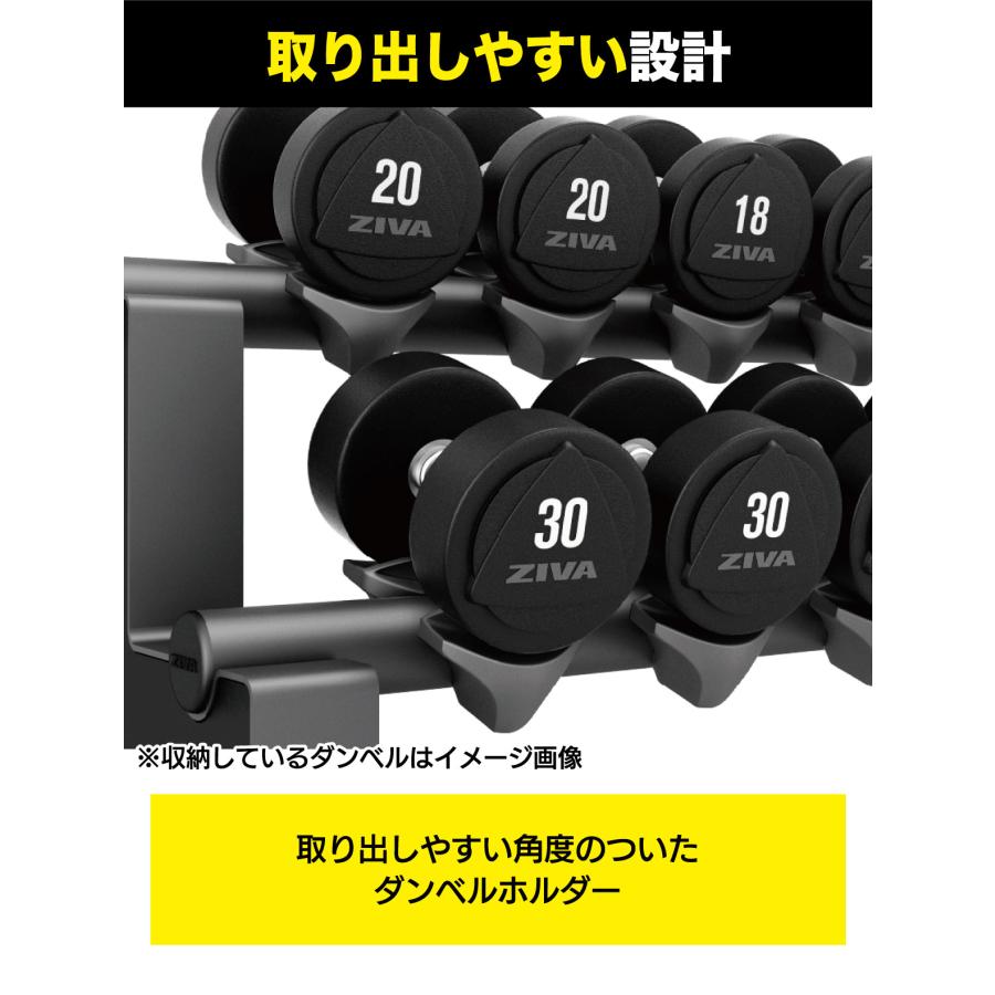 スタンド付きダンベルセット 20個 ダンベルラック 1-10kg 10ペア 20個 ダンベルホルダー 収納