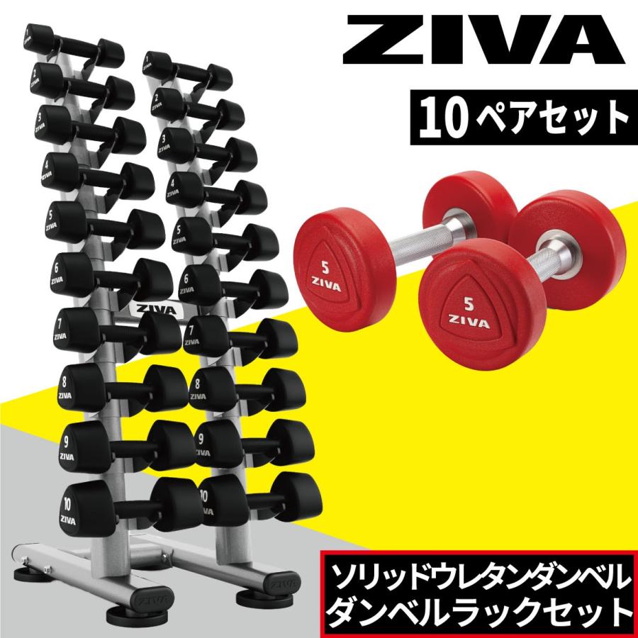 ダンベル ダンベルラック ウレタン材質 1-10kg 10ペア ラックセット ダンベルホルダー ZIVA スタジオダンベル :  ziva-vs10-dbpu-set : アイフィットネスショップ - 通販 - Yahoo!ショッピング