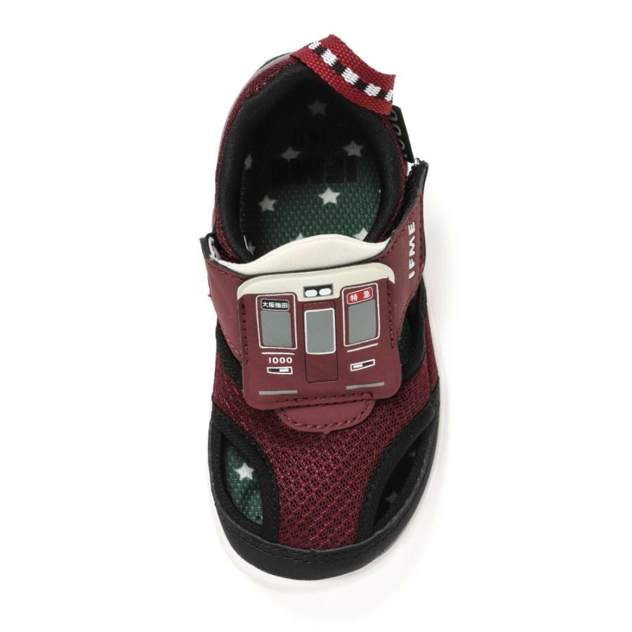 イフミ― 公式 サンダル IFME×TRAIN サマーシューズ 阪急電車【限定アイテム】 キッズ 子ども靴 水遊び 新幹線 電車 20-6355の画像