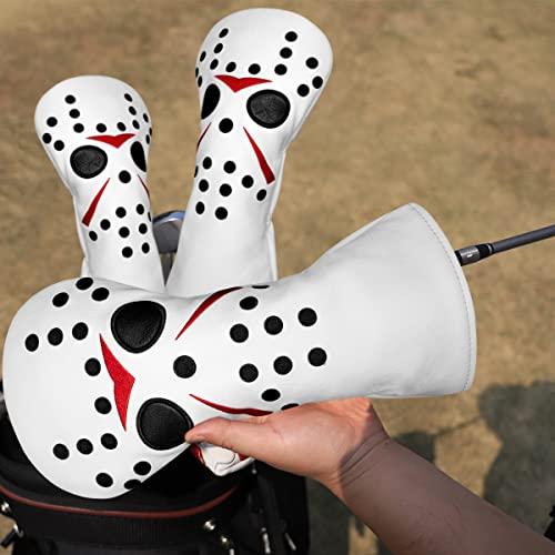 ゴルフクラブヘッドカバー 仮面 サンプルデザイン ゴルフヘッドカバー 