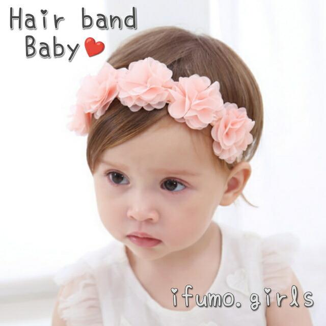 ベビー ヘアバンド 髪飾り ヘアアクセサリー ピンク フラワー ヘアーバンド フォーマル リボン セレモニー 赤ちゃん 新生児お祝い 結婚式 ヘアゴム付 カチュー k79 Ifumo 輸入雑貨 鞄 ベビーキッズ服 通販 Yahoo ショッピング